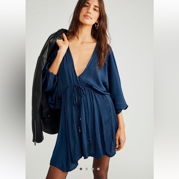 Free People Dresses & Skirts - Free People Arzel Mini Dress - sparkling indigo